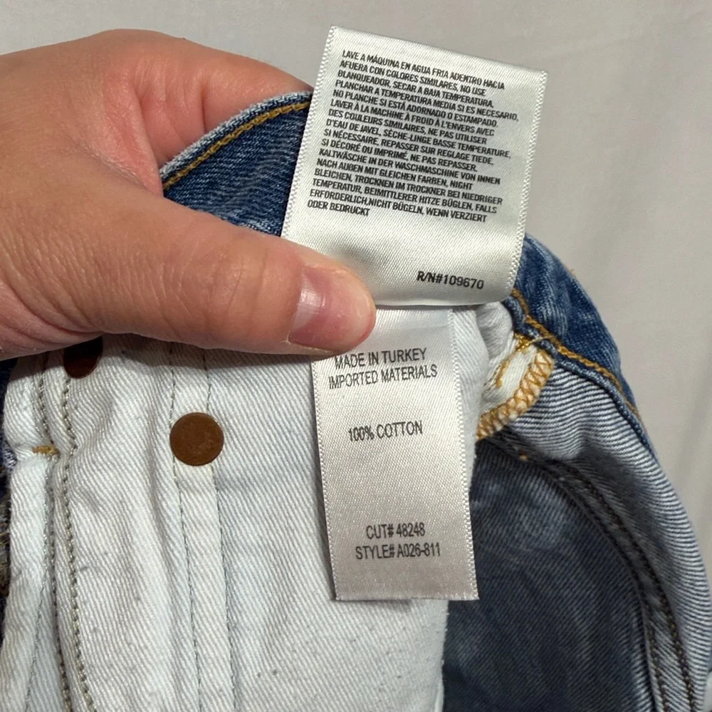 Agolde Parker Vintage Cut Off Short Swapmeet Size 23 - Picture 8 of 8